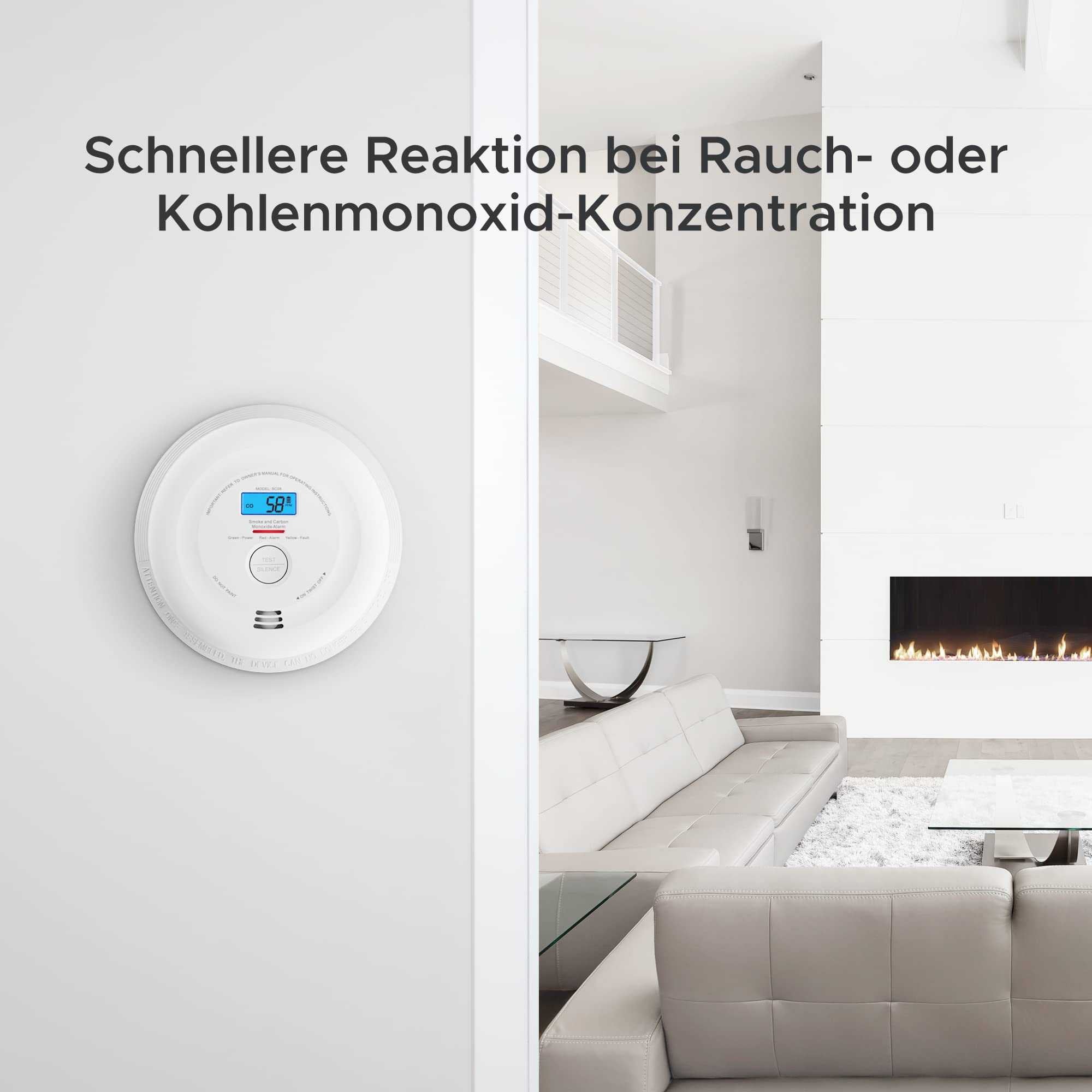 X-Sense SC08 Kombinierter Rauch- und Kohlenmonoxidmelder - Ultimativer Schutz für Ihr Zuhause Mesch Shop X-Sense SC08 Kombinierter Rauch- und Kohlenmonoxidmelder - Ultimativer Schutz für Ihr Zuhause Mesch Shop